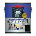 Majic Paints 8-1521 ACRYLIC QT BLACK SATIN DIAMONDHARD 2426846